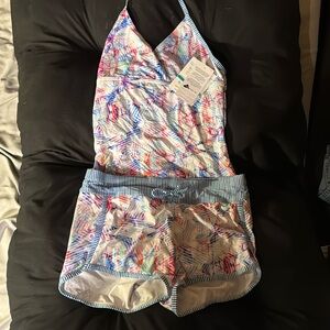 Athleta 3 piece high tide tankini - NWT size 14 XL